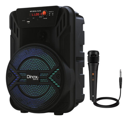 Parlante Portátil Inalámbrico Bluetooth Luz Rgb Micrófono