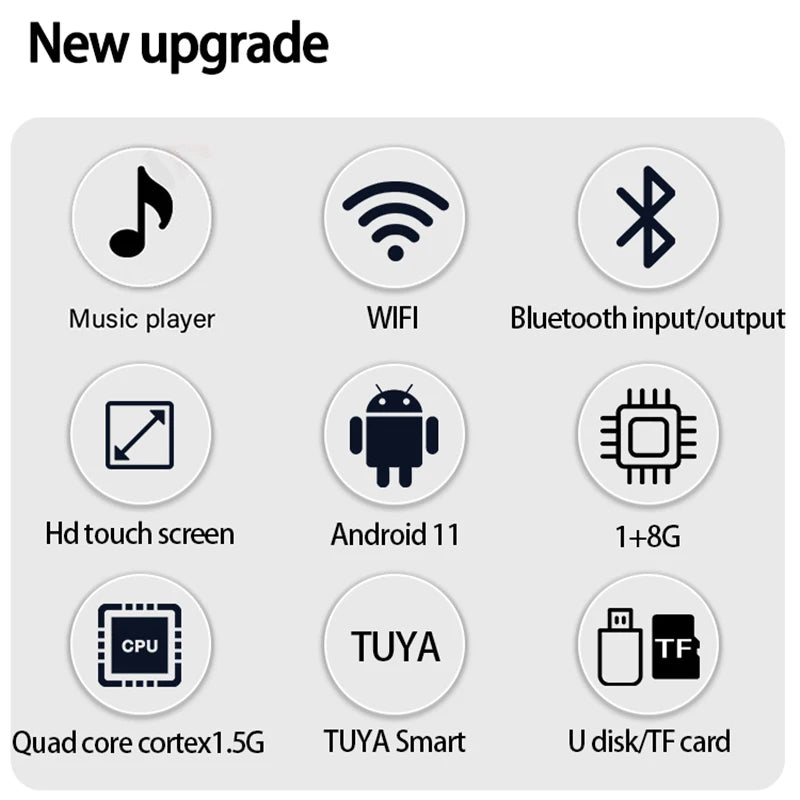 Smart Audio System TUYA Home Sound in Wall Amplifier Android 11 system WiFi Bluetooths Amp with Stereo Ceiling Speaker Kit Hotel