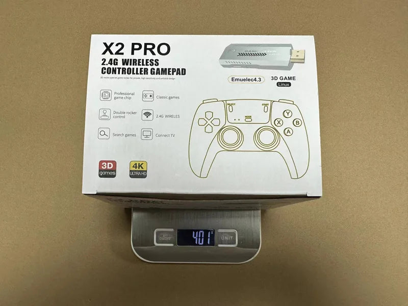 X2 PRO Retro Game console 4K 3D home gaming arcade wireless retro TV Home game console GD10 Game Stick For PSP PS1 GBA 