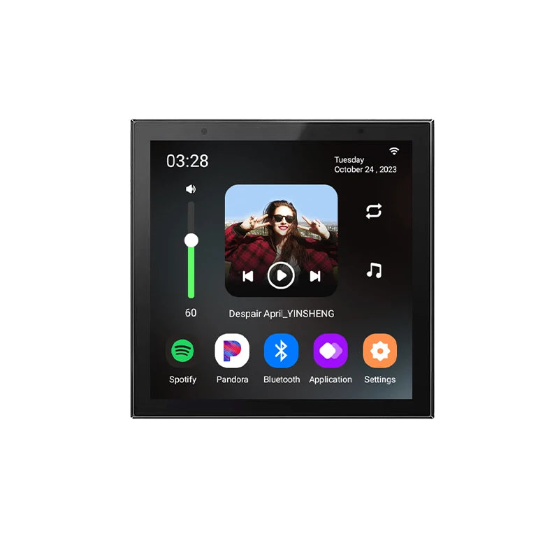 Smart Audio System TUYA Home Sound in Wall Amplifier Android 11 system WiFi Bluetooths Amp with Stereo Ceiling Speaker Kit Hotel