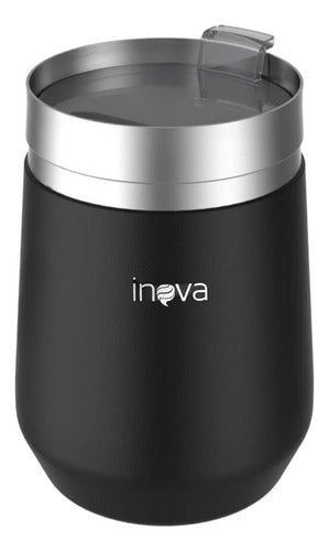 Vaso Térmico Con Tapa Acero Inoxidable 350ml Antideslizante