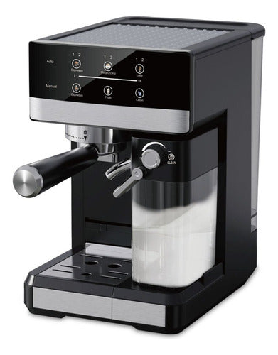 Cafetera Espresso Cápsulas Café Molido Espumador De Leche