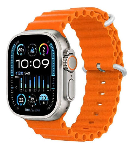 Reloj Inteligente Smartwatch Malla Ranurada Bluetooth Táctil