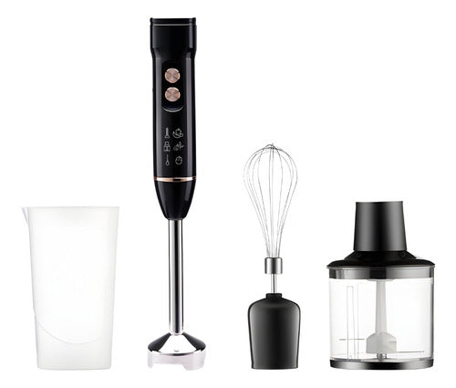 Licuadora De Mano Mixer Minipimer 4 En 1 Accesorios 800w