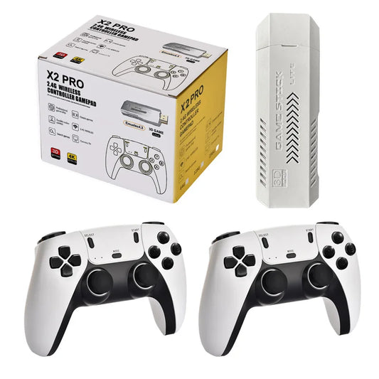 X2 PRO Retro Game console 4K 3D home gaming arcade wireless retro TV Home game console GD10 Game Stick For PSP PS1 GBA ﻿